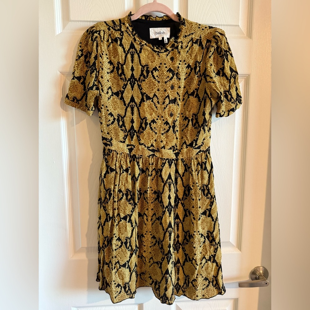 BA&SH Cascade Robe Dress Size Medium - Picture 9 of 13